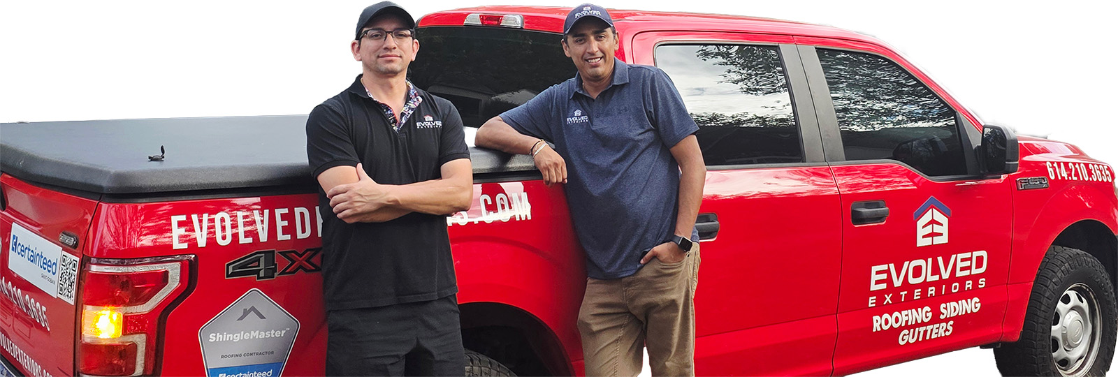 Hugo Vidal and Alvaro Rangel, owners of Evolved Exteriors